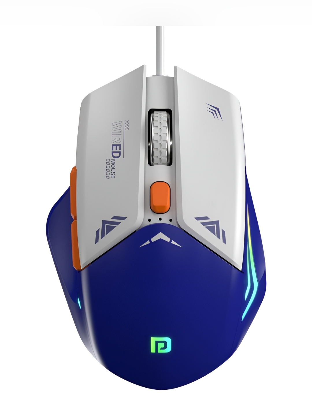 

Portronics Vader Wired Gaming Mouse With 6 Buttons Thumb Support & Adjustable DPI, Blue