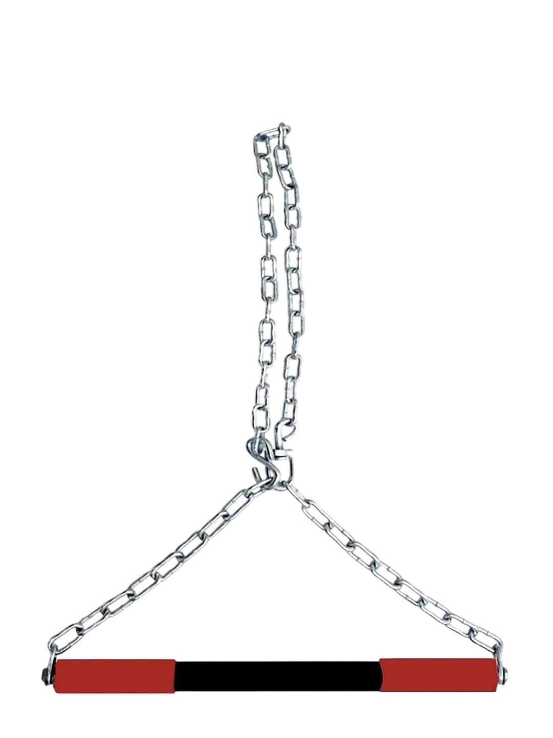

HackerX Hanging Chain Pull Up Bar, Silver