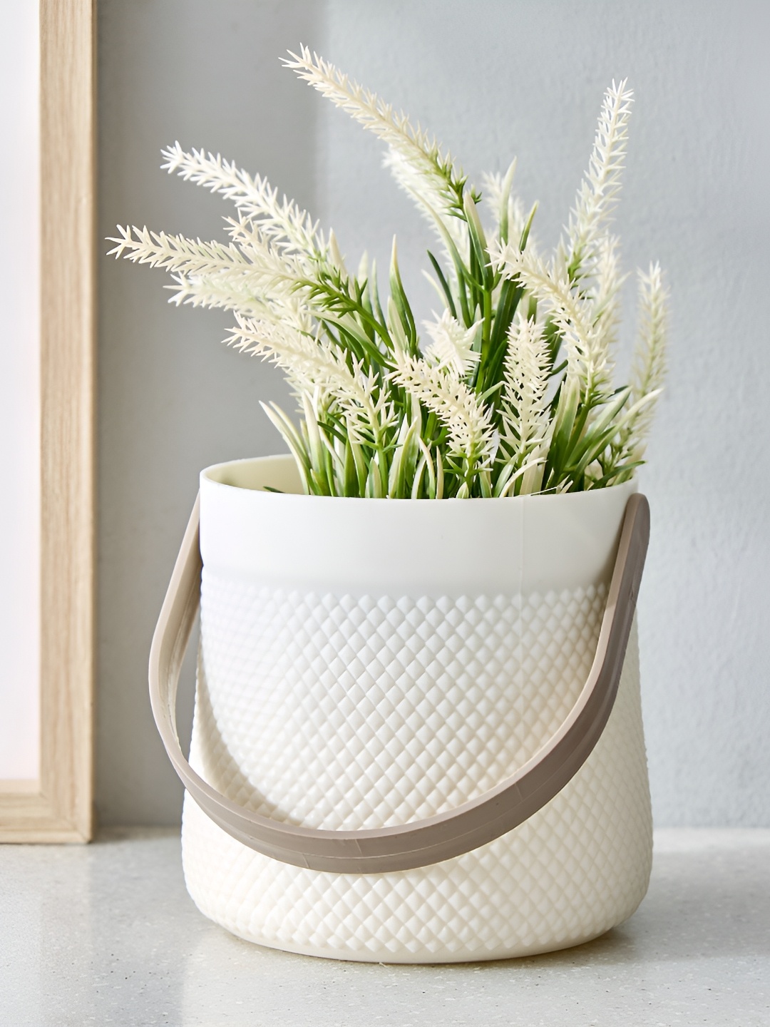 

Home Centre White 1 Pieces Artificial Plant With Pot