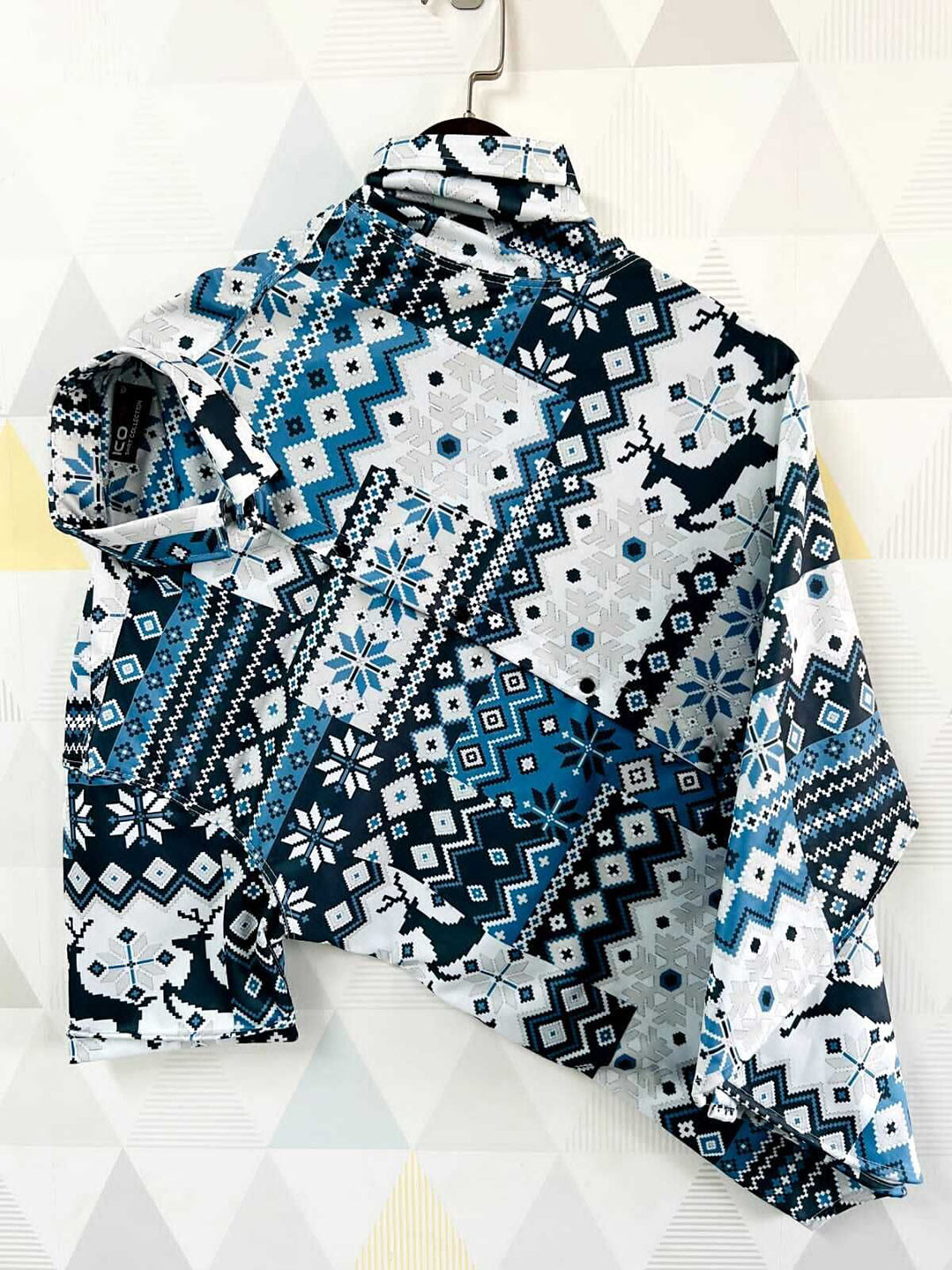 

iCome Men Micro Checks Opaque Casual Shirt, Multi