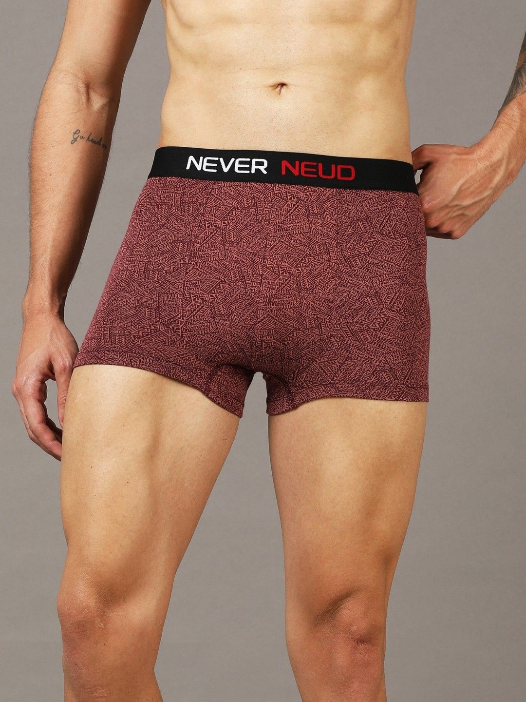 

NEVER NEUD Stretchable Long Trunk NN03-M1603-S, Brown