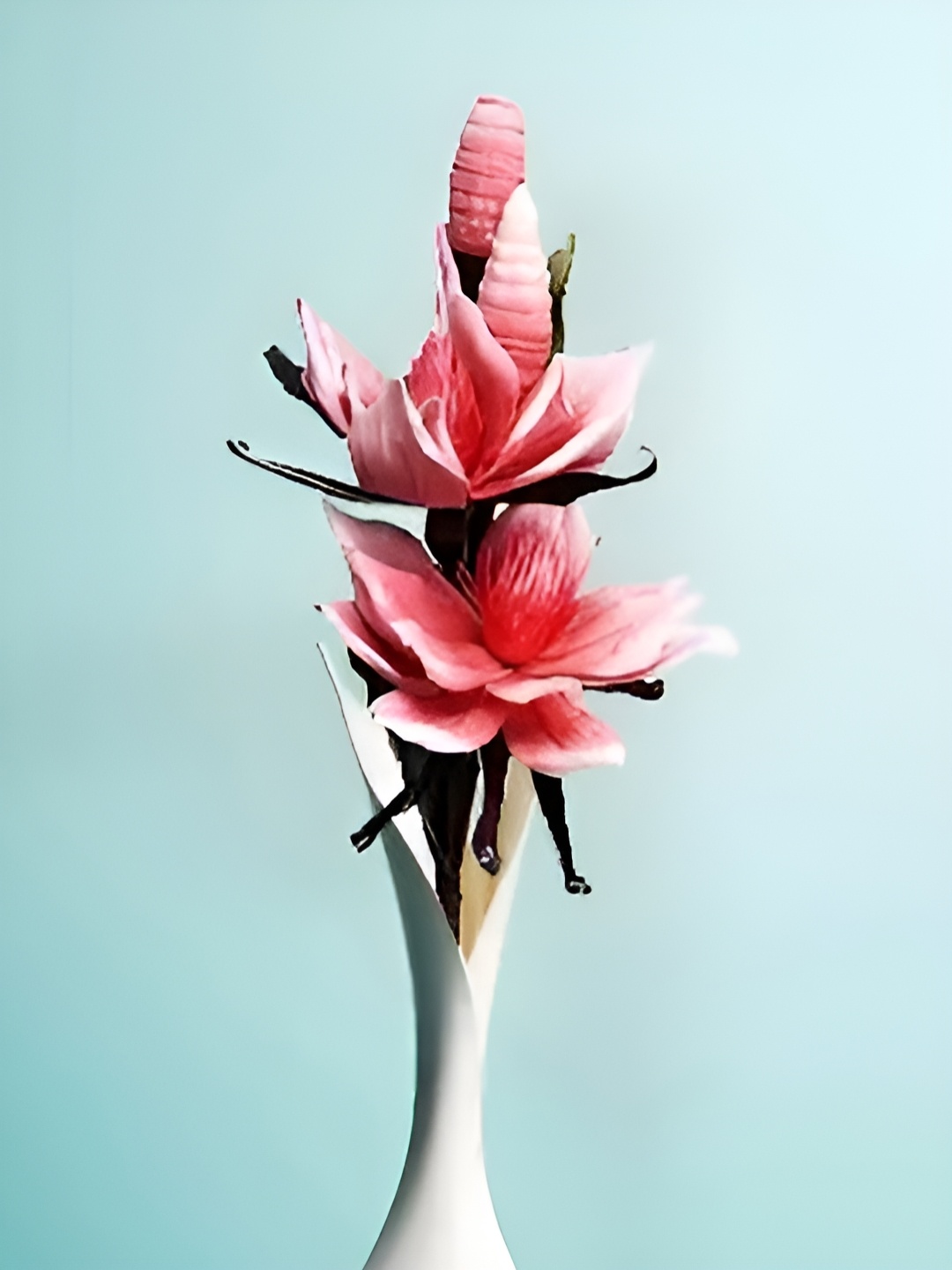 

Royaloak Pink & Green Two Head Agave Foam Artificial Flower Stick