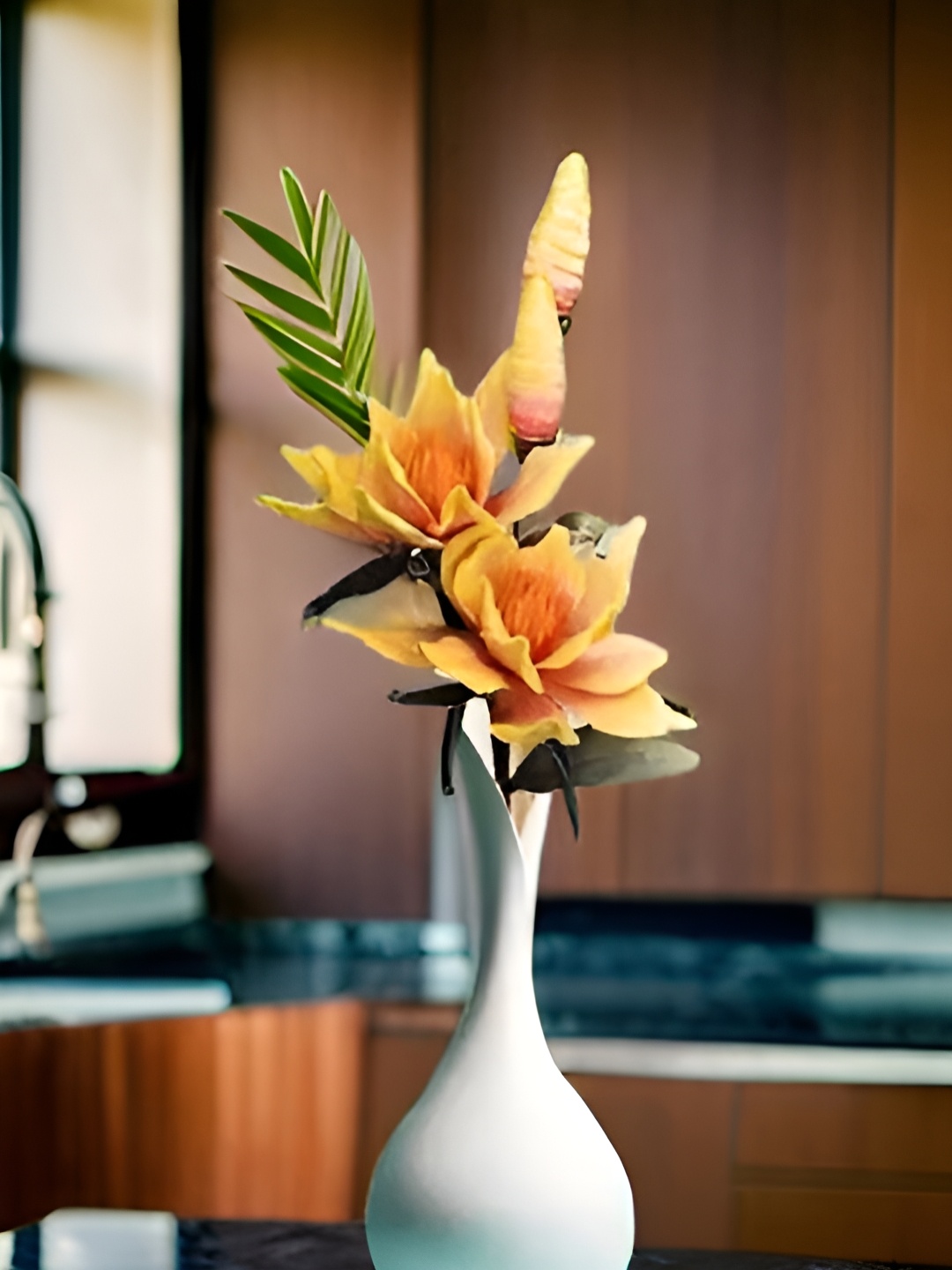 

Royaloak Yellow Agave Foam Flower Artificial Flower Stick