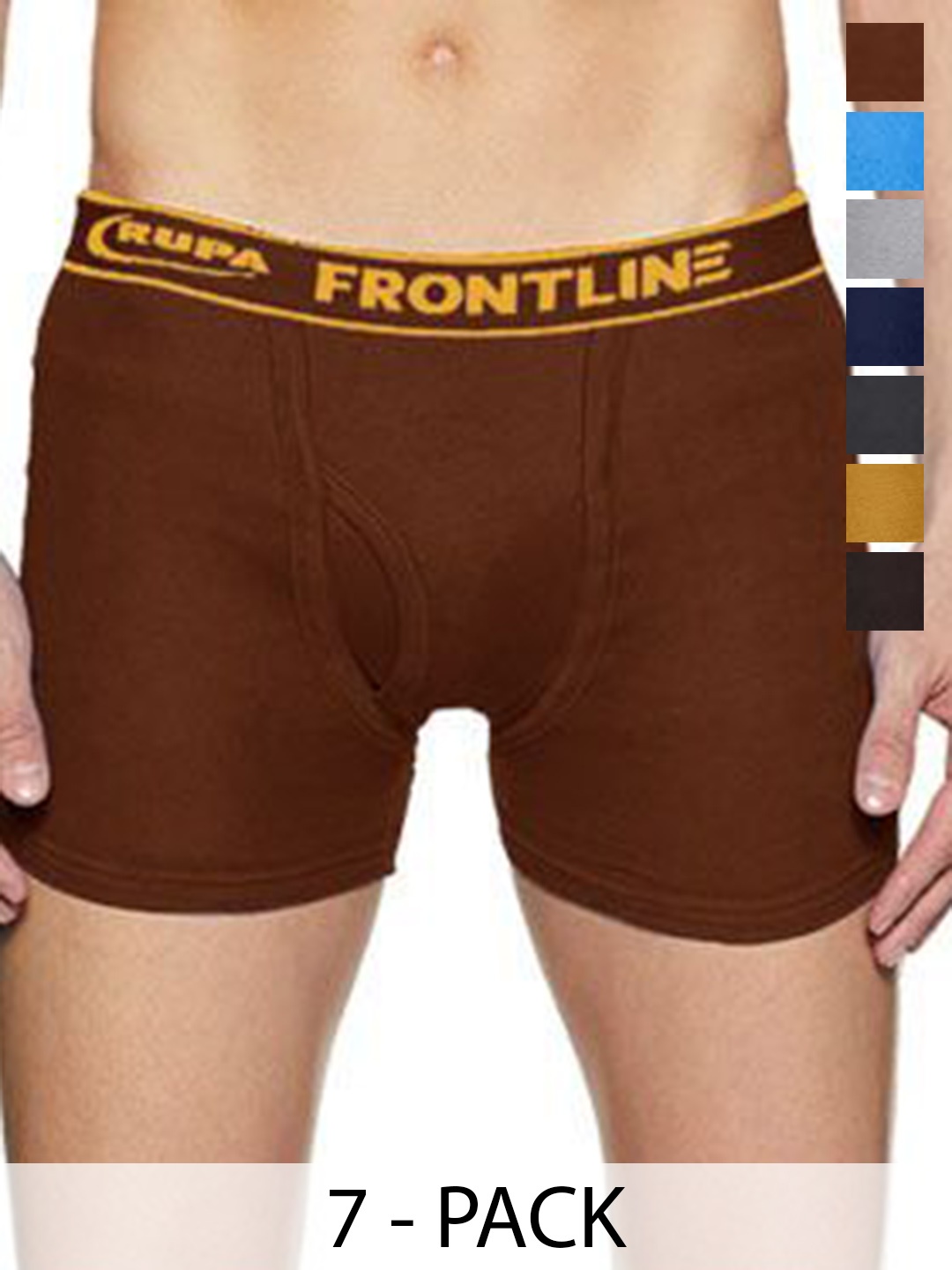 

Rupa Pack Of 7 Assorted Cotton Trunks Frontline-DCIP-(IP)-7--85