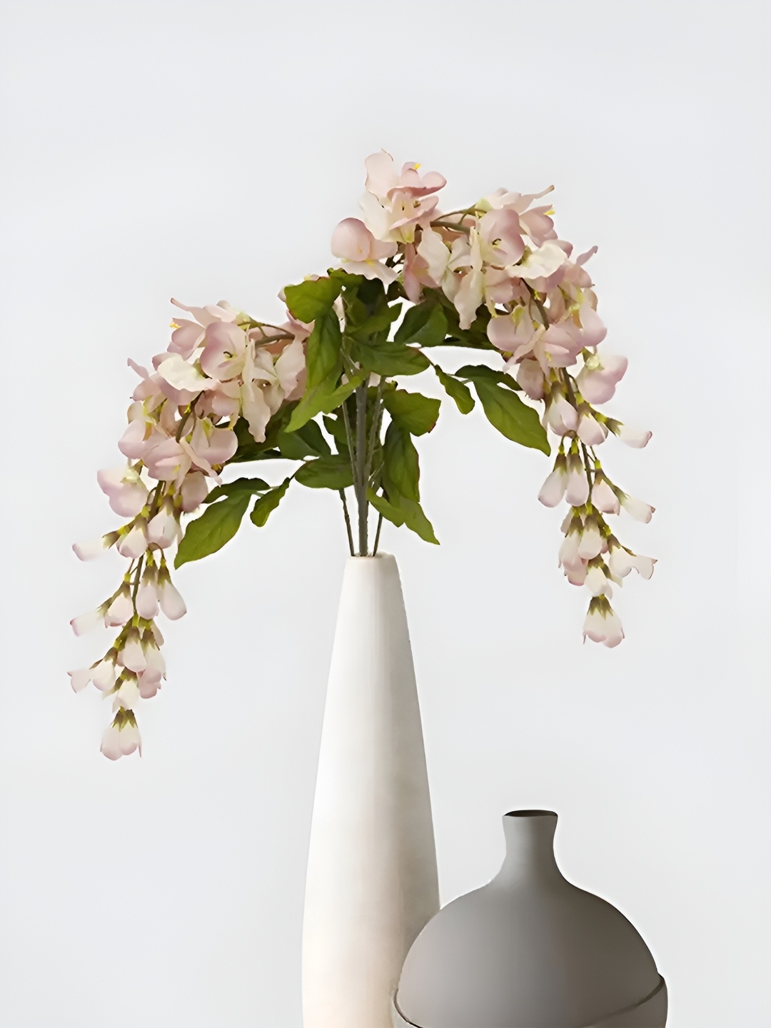 

Royaloak Pink & Green Wisteria Artificial Flower Stick