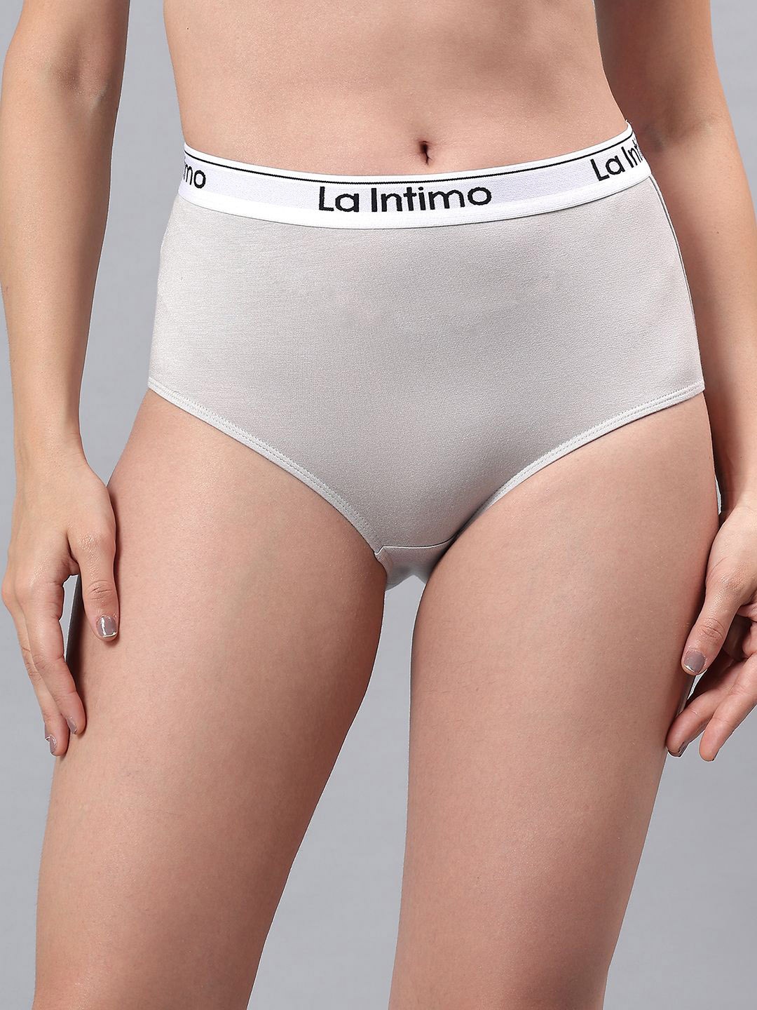 

La Intimo Low-Rise Boy Short Briefs LXFUFB01GY, Grey