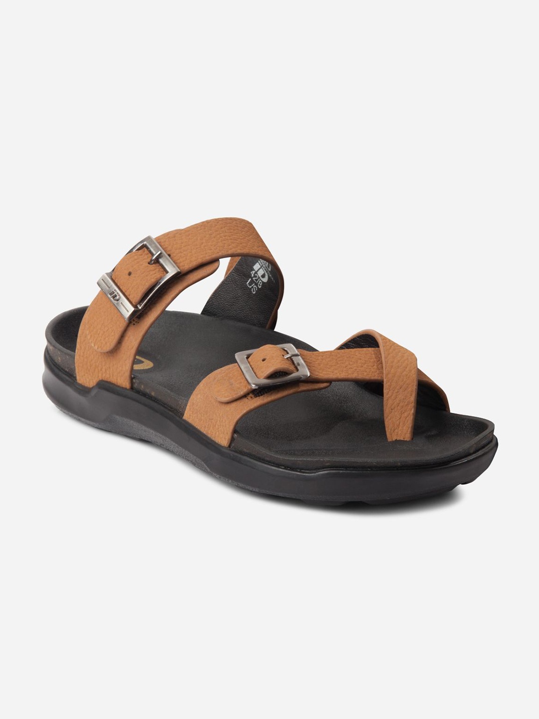

ID Men Leather Comfort Sandals, Tan
