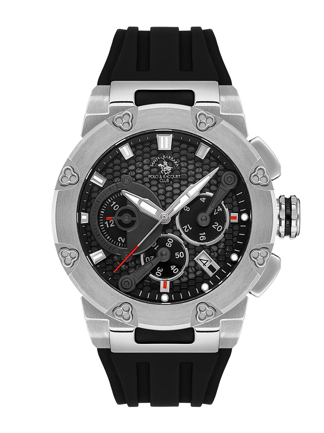 

SANTA BARBARA POLO & RACQUET CLUB Men Analogue Watch SB.5.10001-1, Black