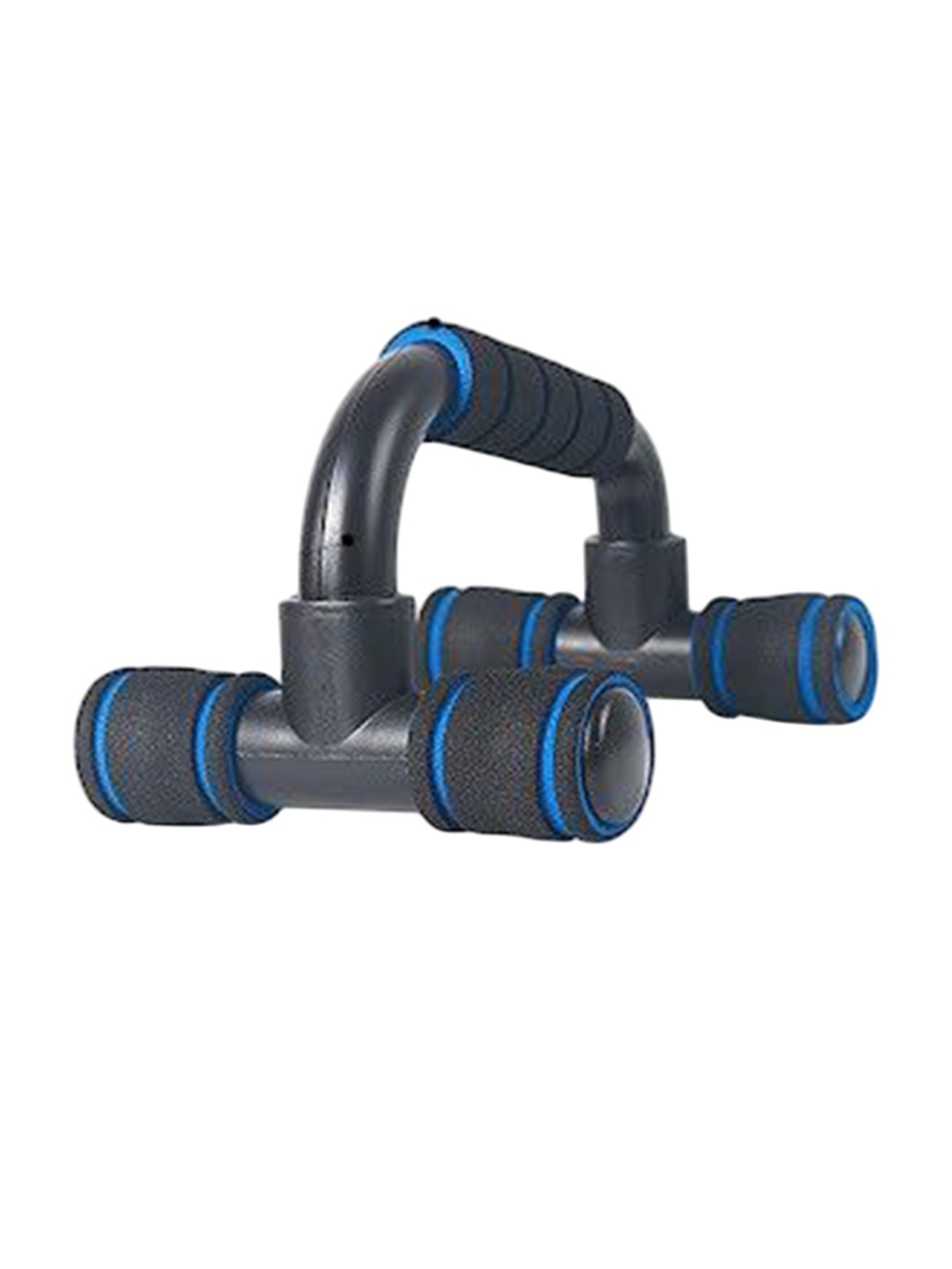 

HackerX Push Up Bars Stand With Foam Grip Handle Workout Accessories, Blue
