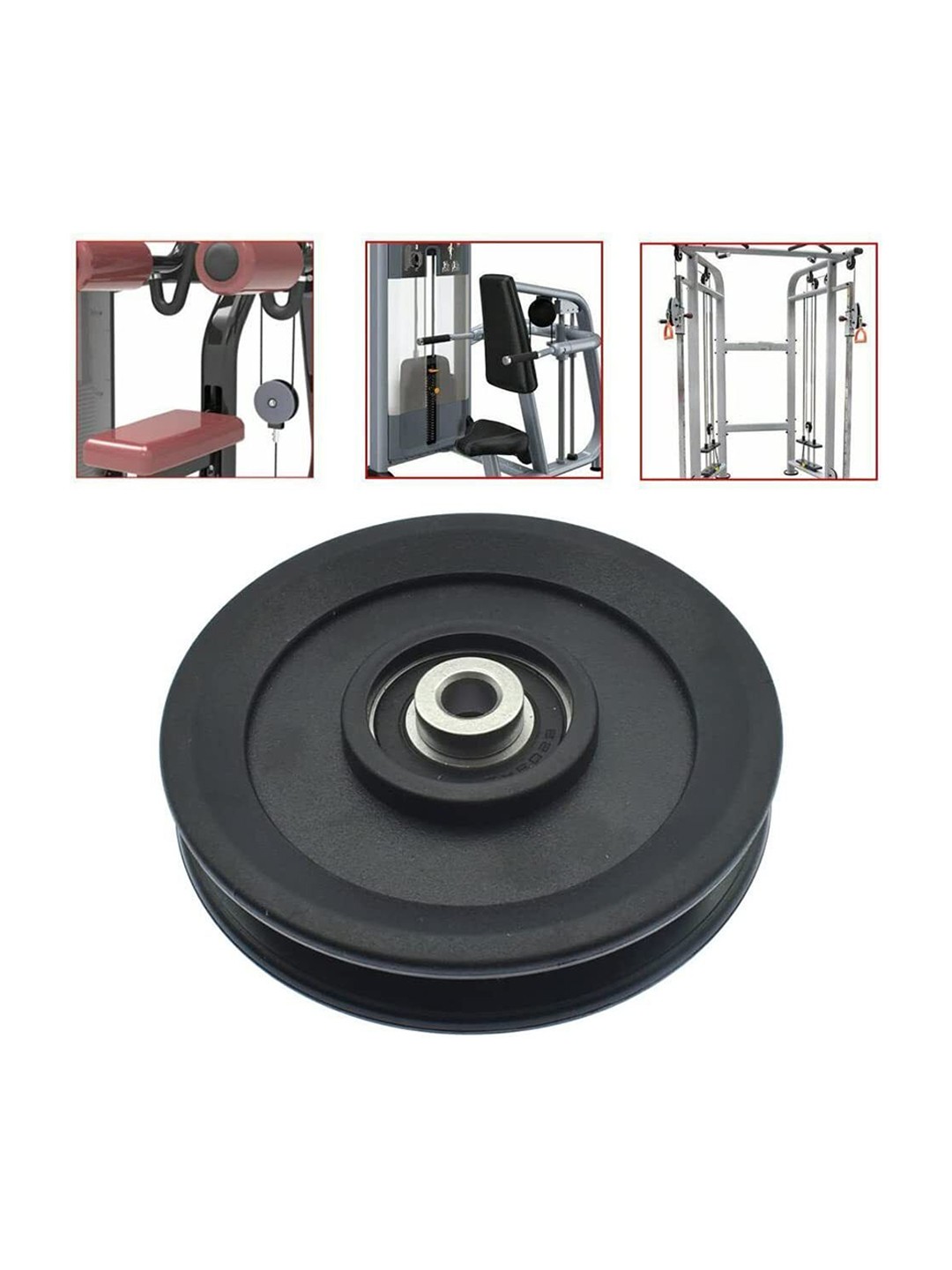 

HackerX Exercise Machine Pulley Wheel, Black