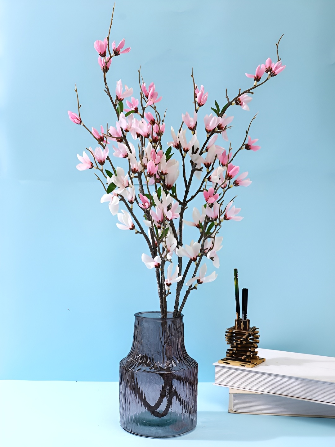 

Myntra Elegant Homes Pink 2 Pieces Magnolia Artificial Flower