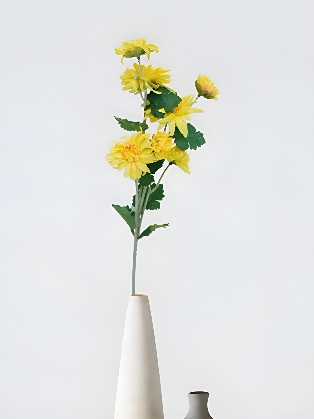 

Royaloak Yellow & Green Crythanthemum Artificial Flower Bunch