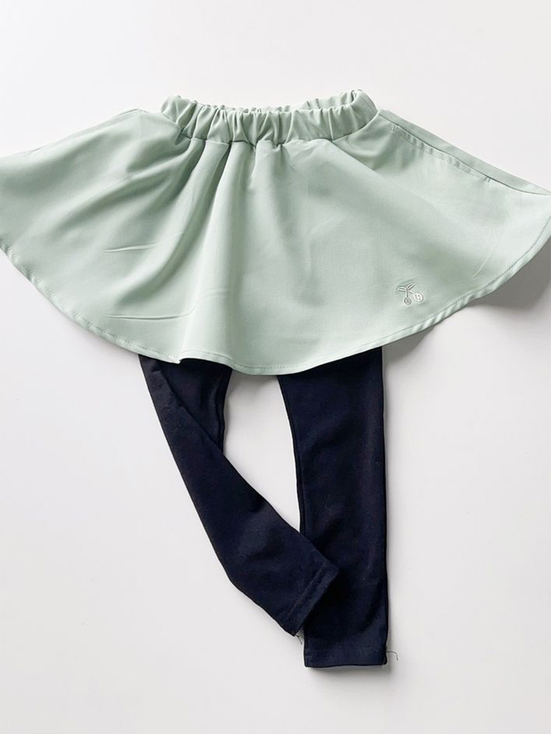 

LULU & SKY Girls Tights With Attached Skirt, Black