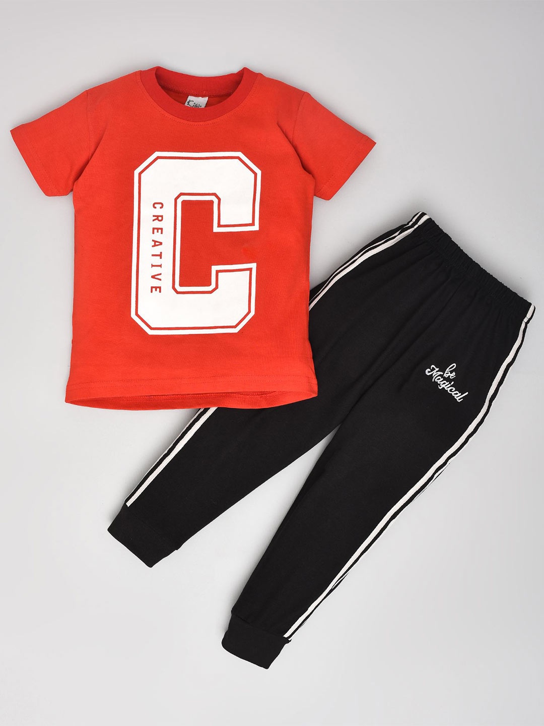 

BAESD Boys Printed T-shirt, Red