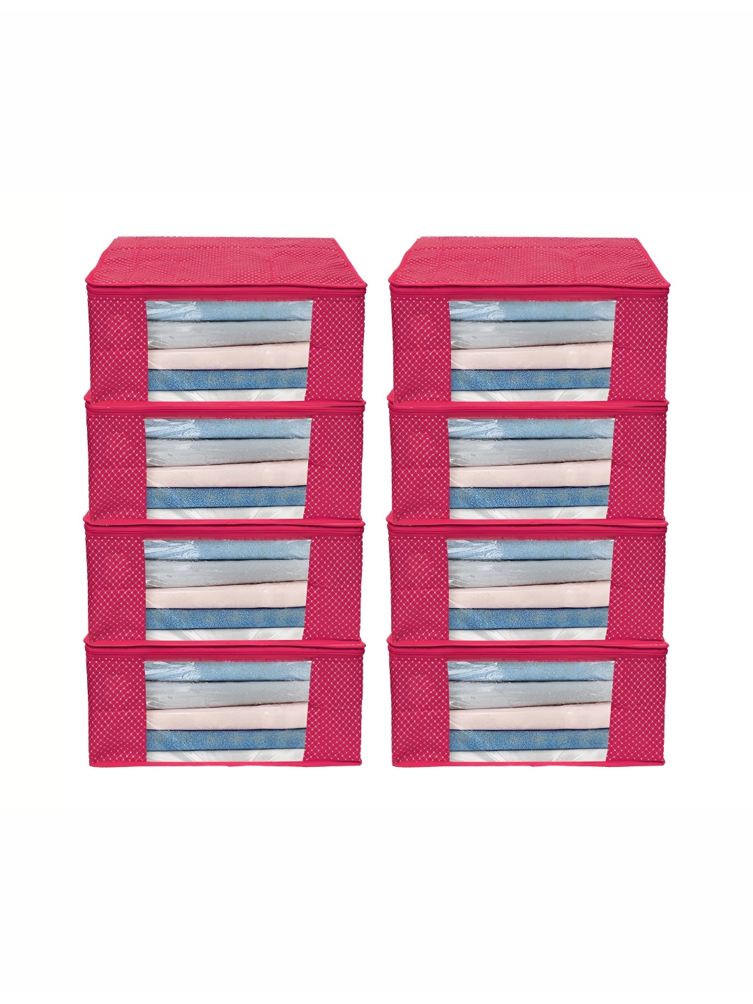 

ANKIT INTERNATIONAL Pink Set of 6 Super Strong Multi-Utility Organisers