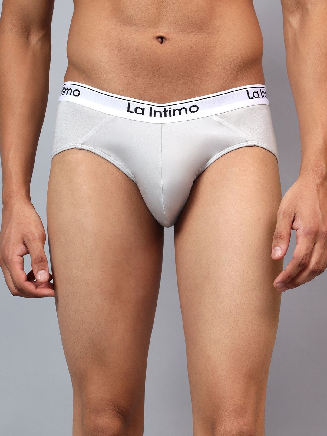 

La Intimo Anti-Microbial Basic Brief LXMUBR02GY, Grey