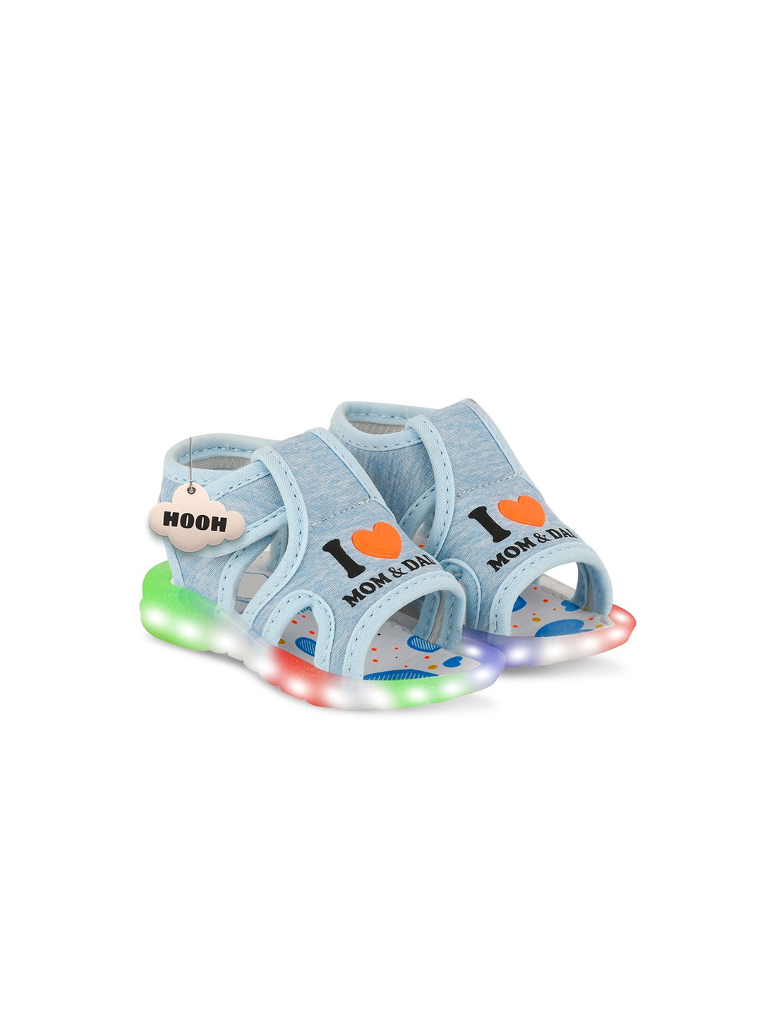 

HOOH Now Comfort in Fashion Kids Canvas Comfort Sandals, Blue