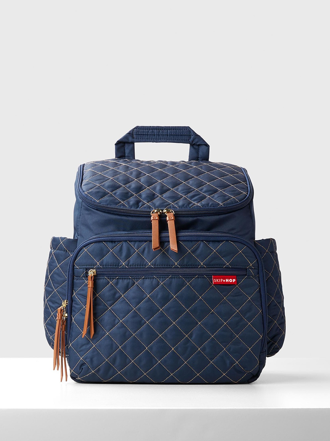 

SKIP HOP Kids Forma Quilted Lightweight Diaper Backpack, Navy blue