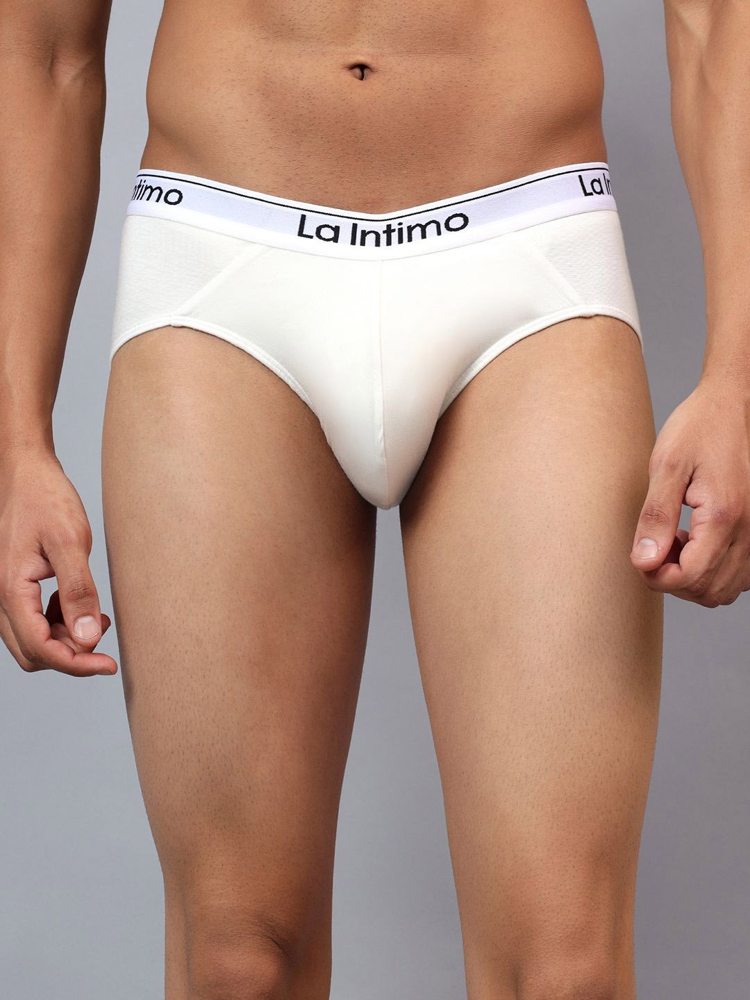 

La Intimo Anti-Microbial Basic Brief LXMUBR02CM, White