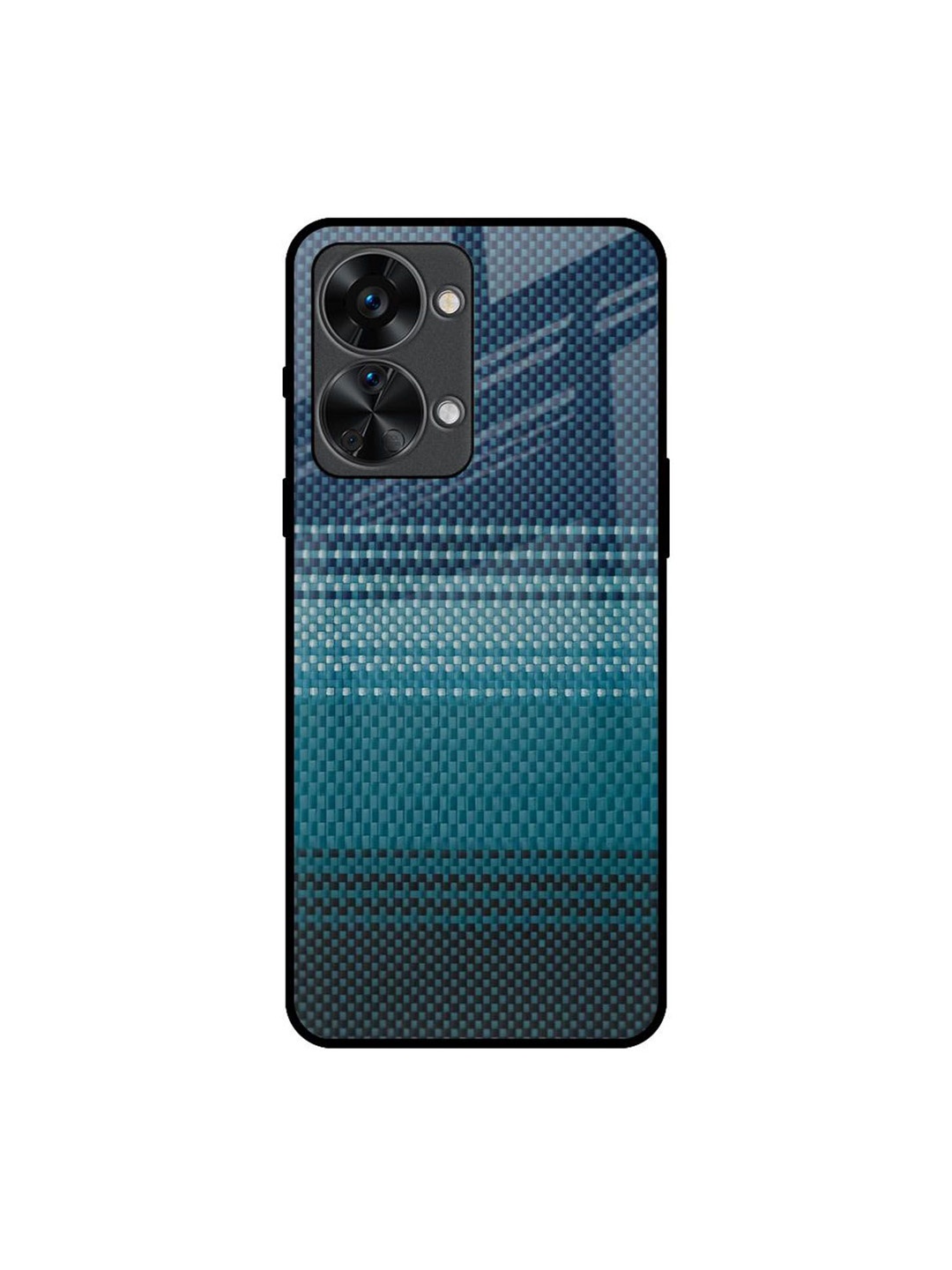 

QRIOH Modern Rug Printed Oneplus Nord 2T Back Case, Blue