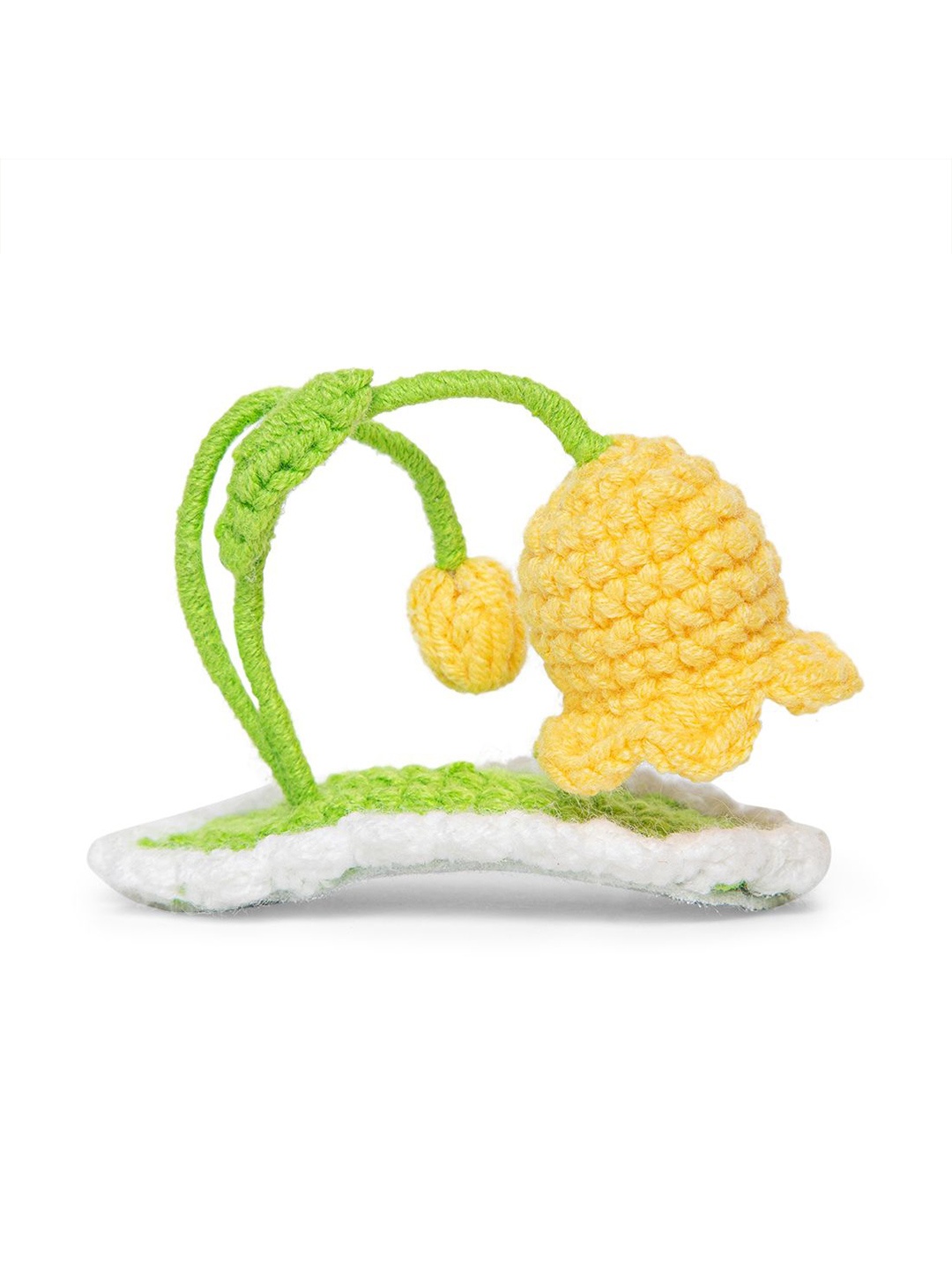 

Radhu & Kabby Women Tic Tac Hair Clip, Yellow