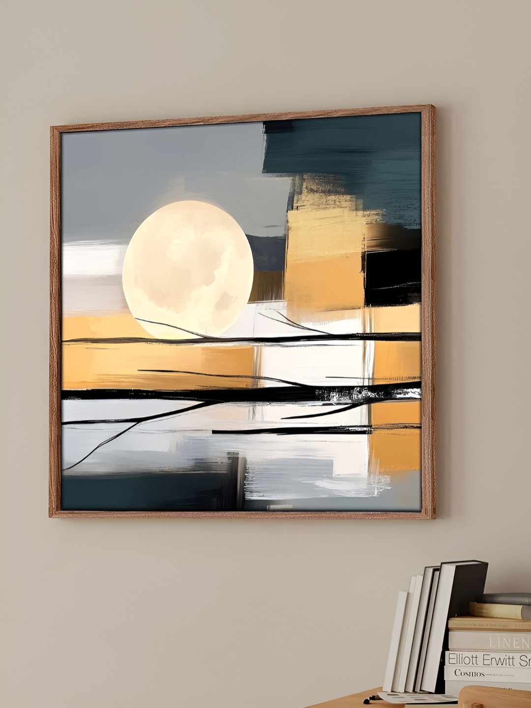 

Art Street Yellow & Cream Abstract Printed Canvas Wall Art