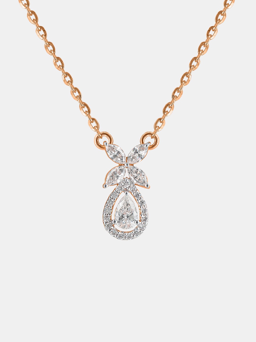 

MAIORA Fancy Diamond Pendant 14K Rose Gold