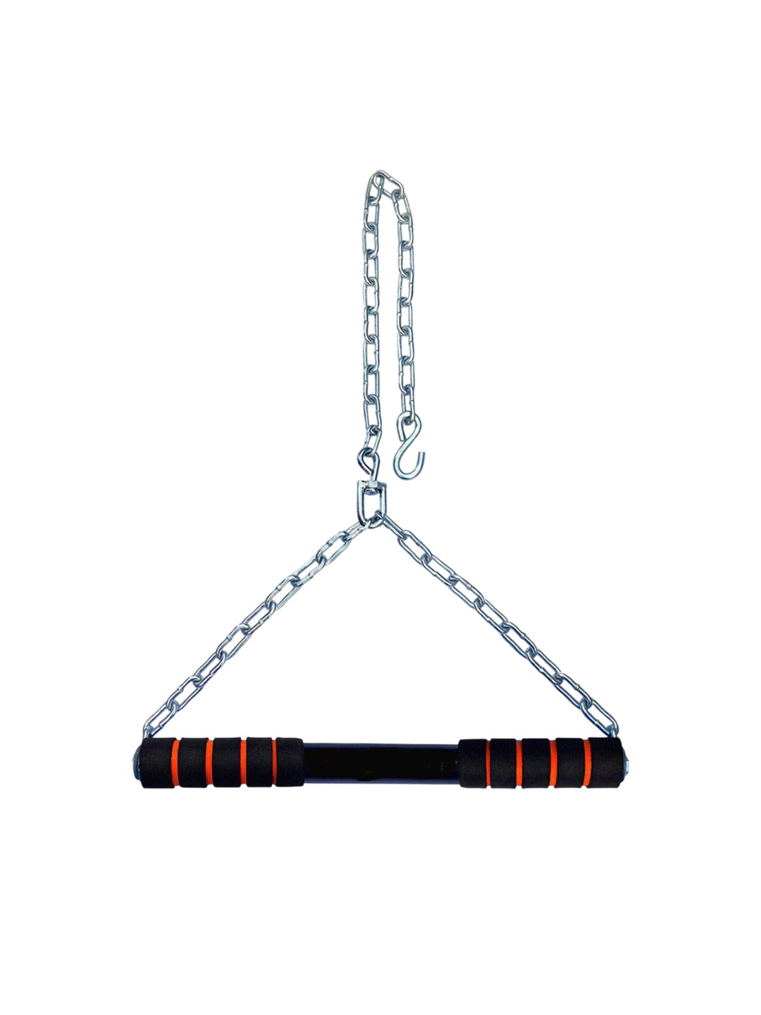 

HackerX FITNESS Height Increasing Hanging Chain Chin-up Bar, Silver
