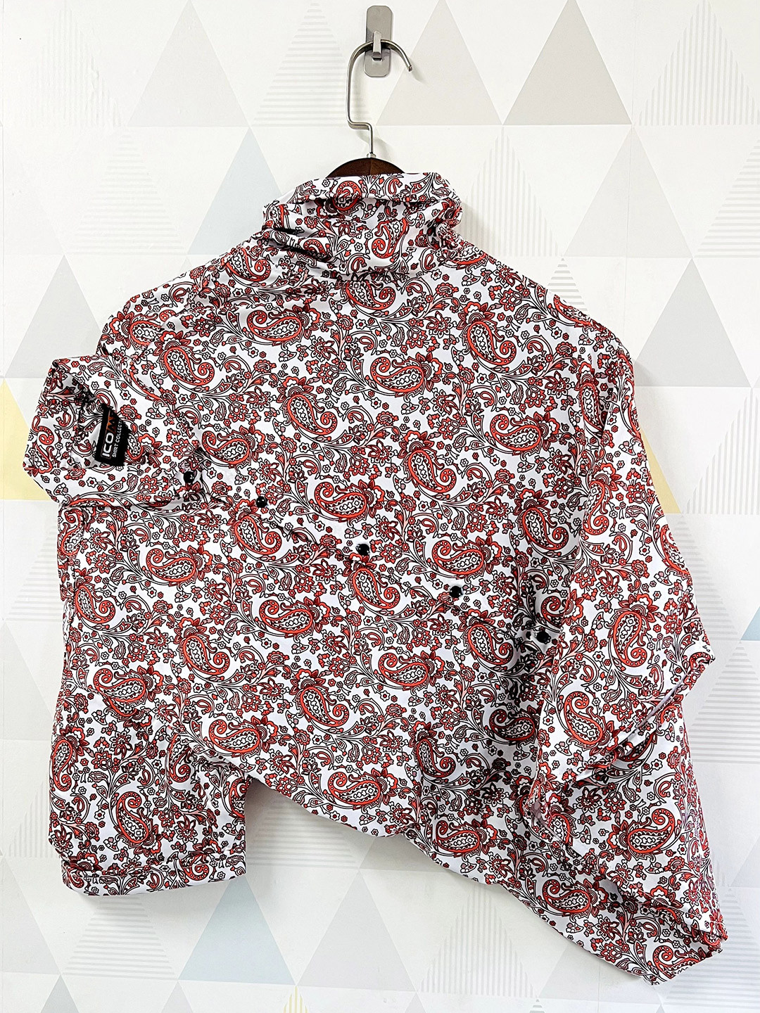 

iCome Men Micro Checks Opaque Printed Casual Shirt, Multi