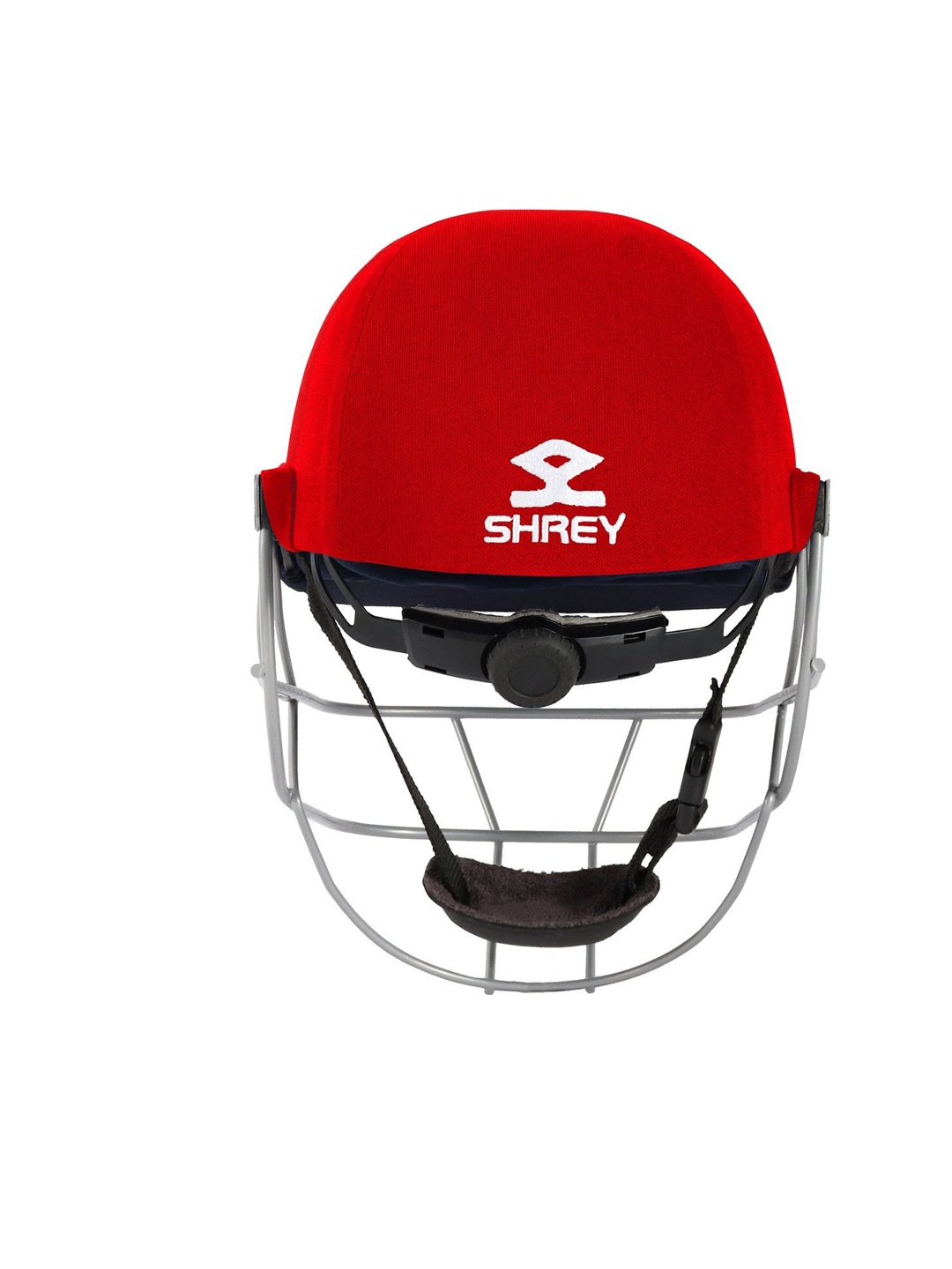 

Shrey Cushioned Adjustable Junior Classic Sports Helmet, Red
