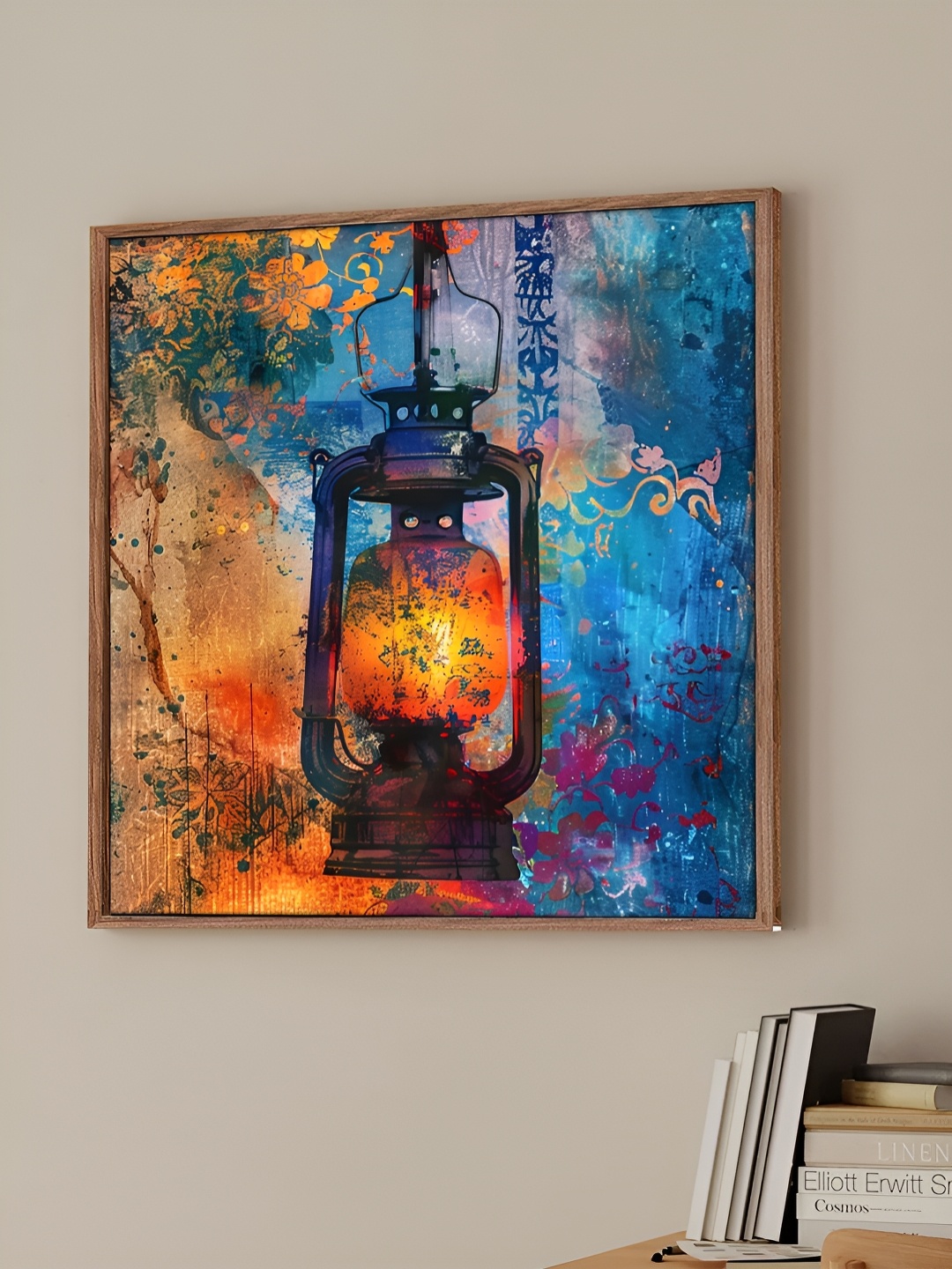 

Art Street Blue & Orange Canvas Wall Art