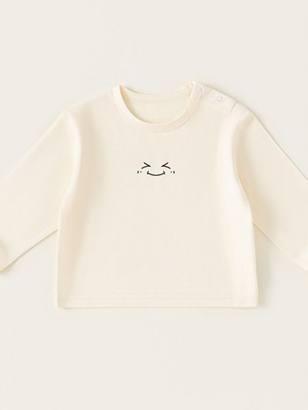 

LULU & SKY Boys Graphic Printed Round Neck Cotton T-shirt, Beige
