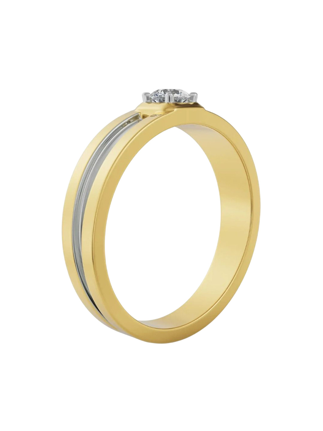 

Emori Men 14 Kt Gold Ring Diamond 0.24 CT, Yellow