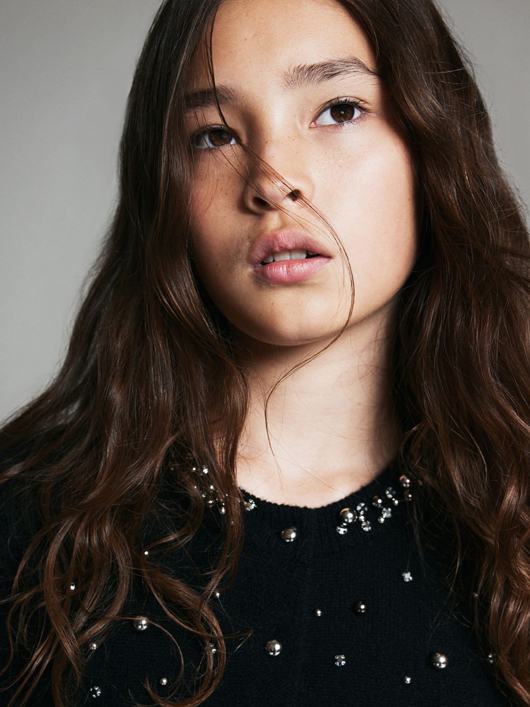 

H&M Embellished Fine-Knit Cardigan, Black