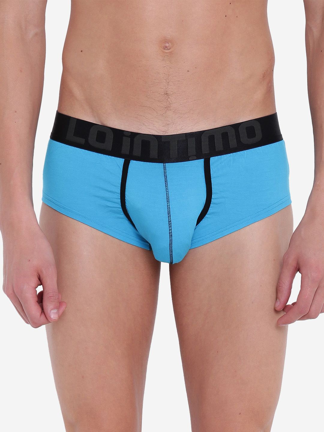 

La Intimo Low-Rise Boyshorts Briefs - LIBS001BE, Blue