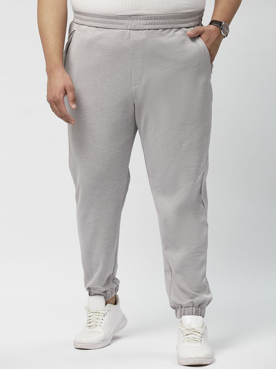 

Big Hello - The Plus Life Mid-Rise Joggers, Grey