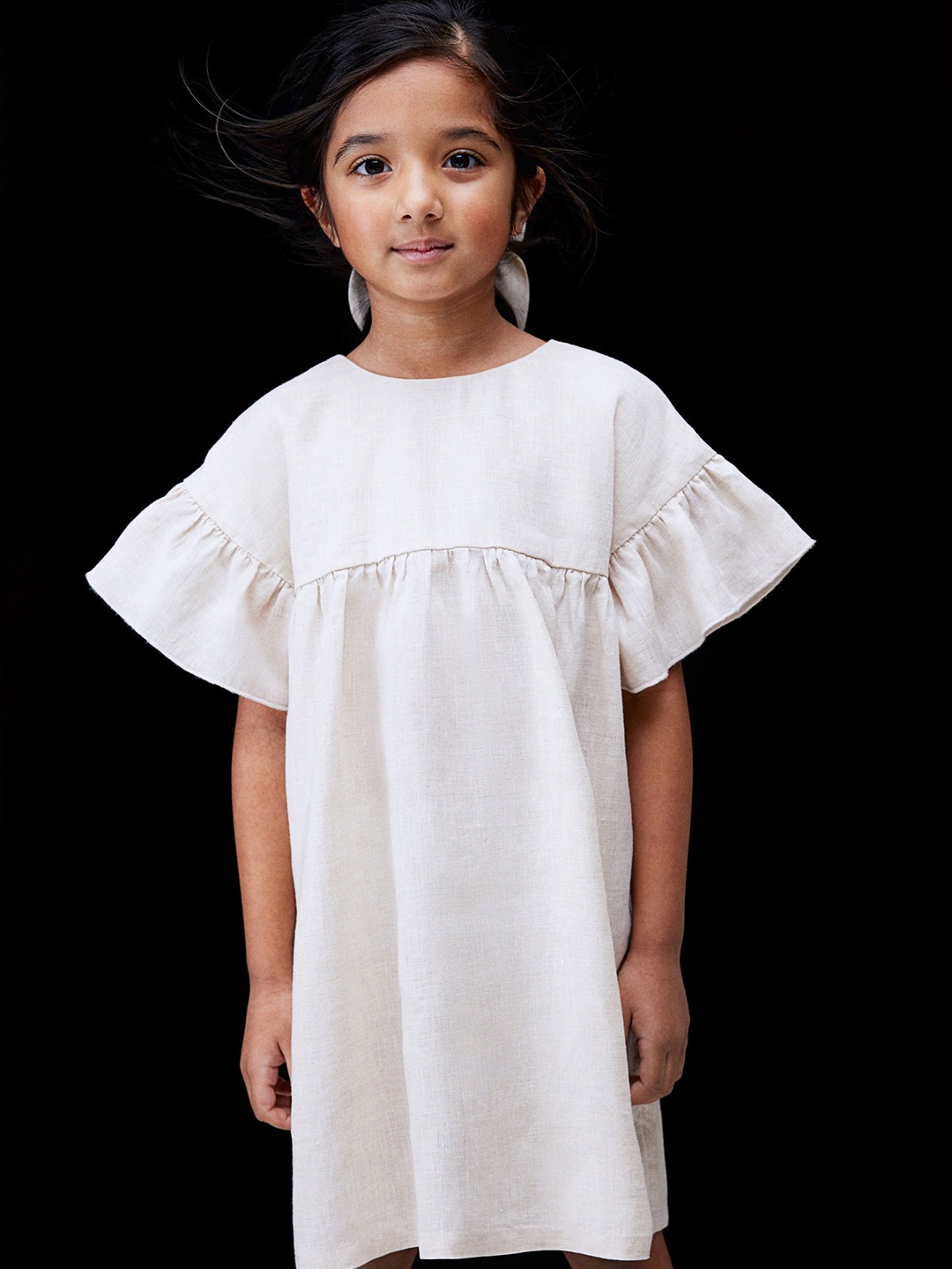 

H&M Linen Dress, Beige