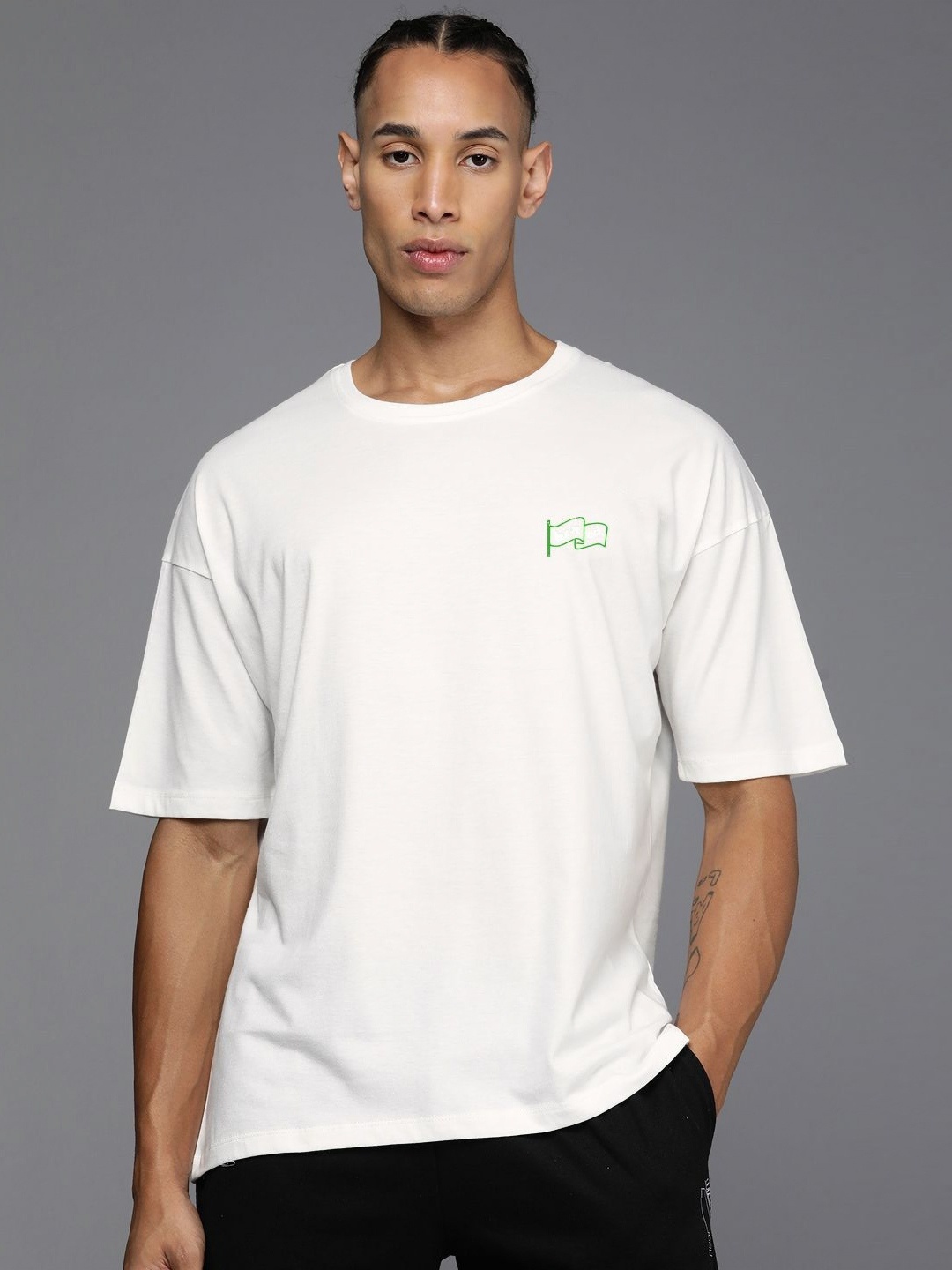 

HRX by Hrithik Roshan Off-White Pickleball Sports T-Shirt