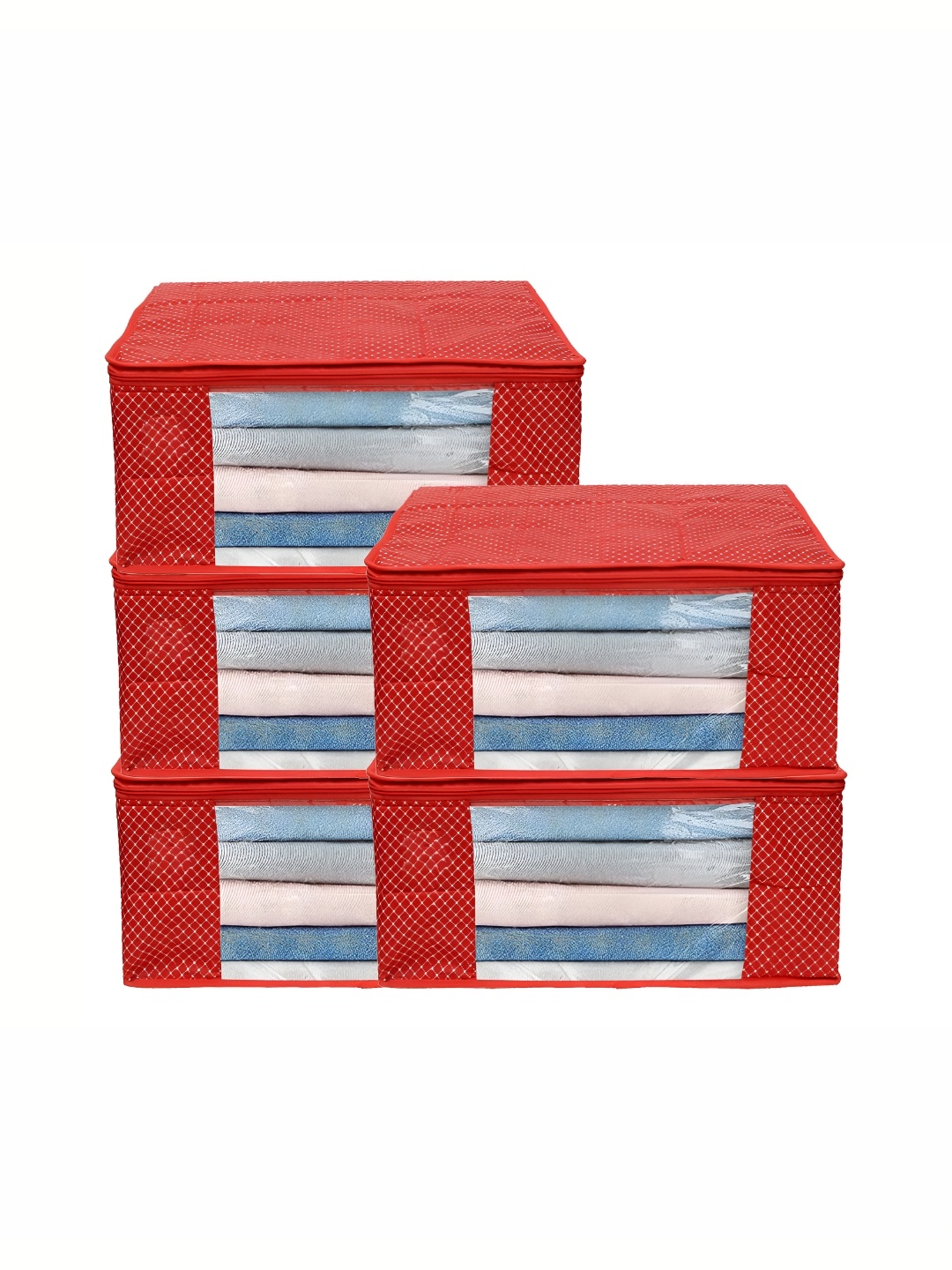 

ANKIT INTERNATIONAL Red Set of 5 Super Strong Multi-Utility Organisers