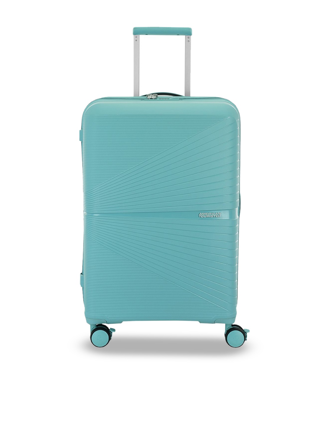 

AMERICAN TOURISTER Airconic 2.0 Textured Hard-Sided Medium TSA Lock Trolley Bag, Blue