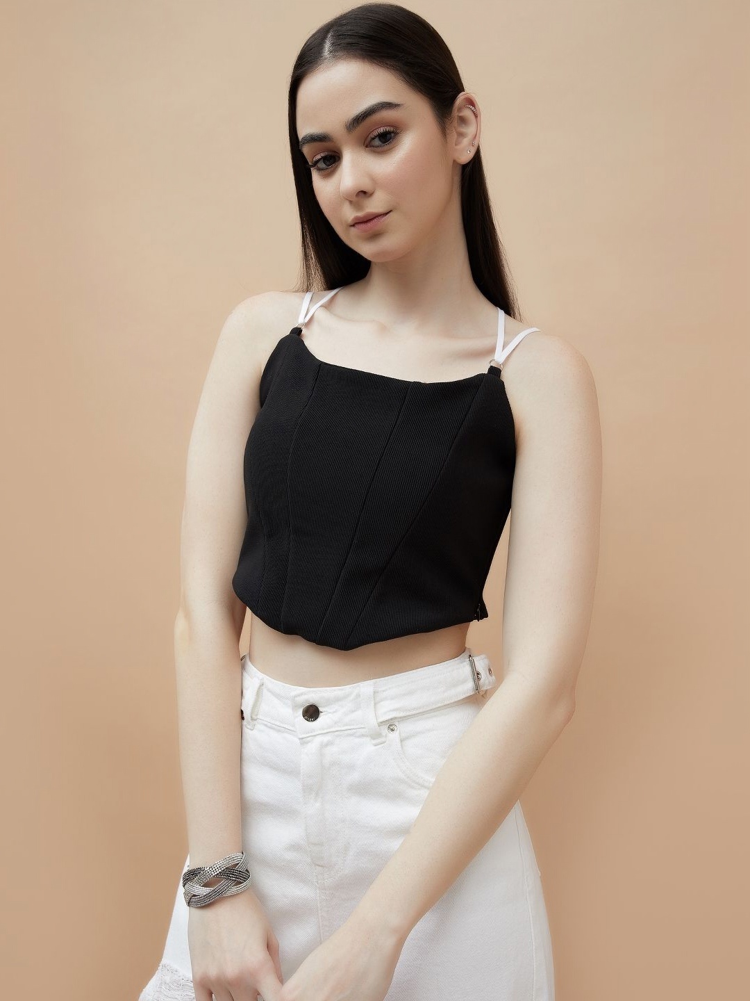 

Ginger by Lifestyle Women Solid Top, Black