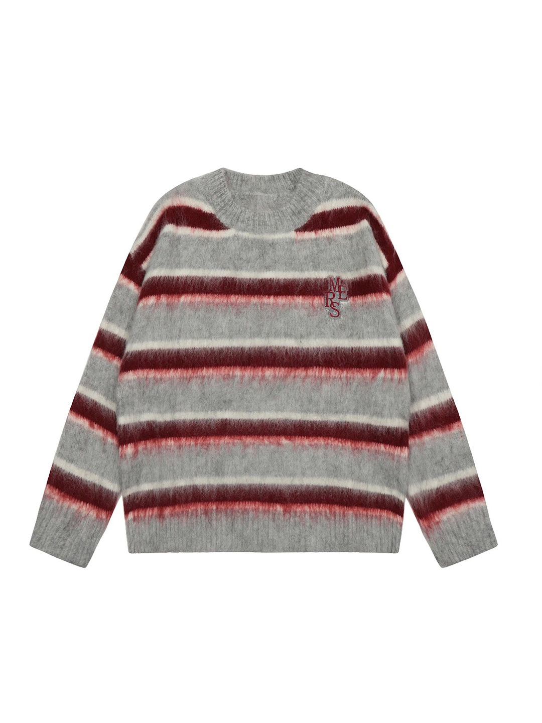 

DressBerry Men Striped Pullover, Grey