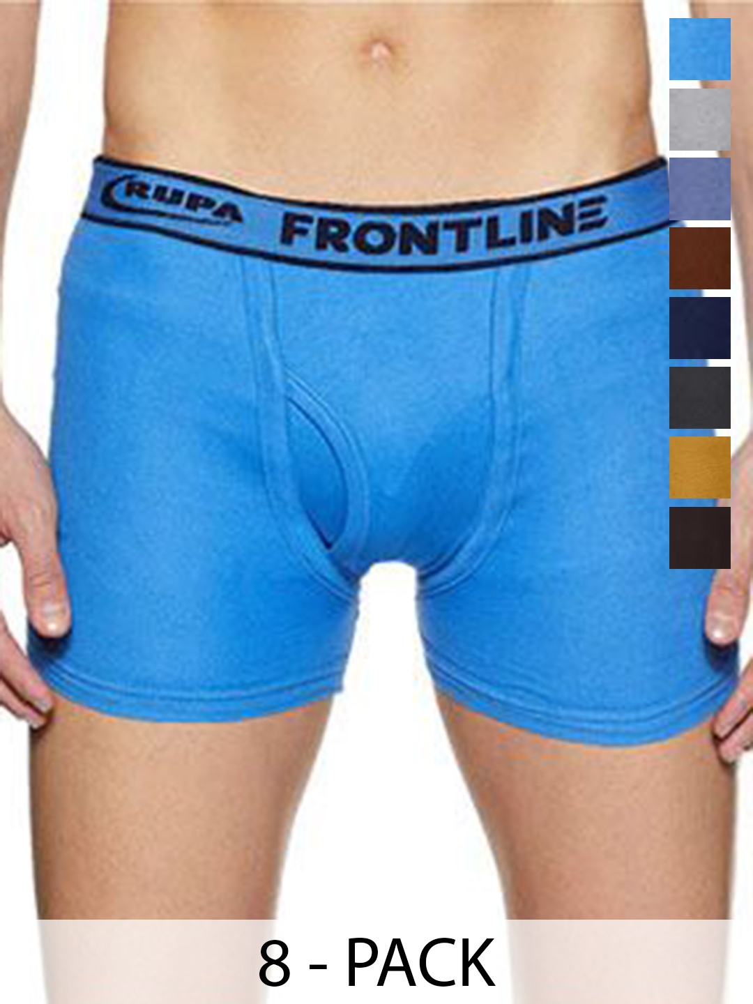 

Rupa Pack Of 8 Assorted Cotton Trunks Frontline-DCIP-(IP)-8--85