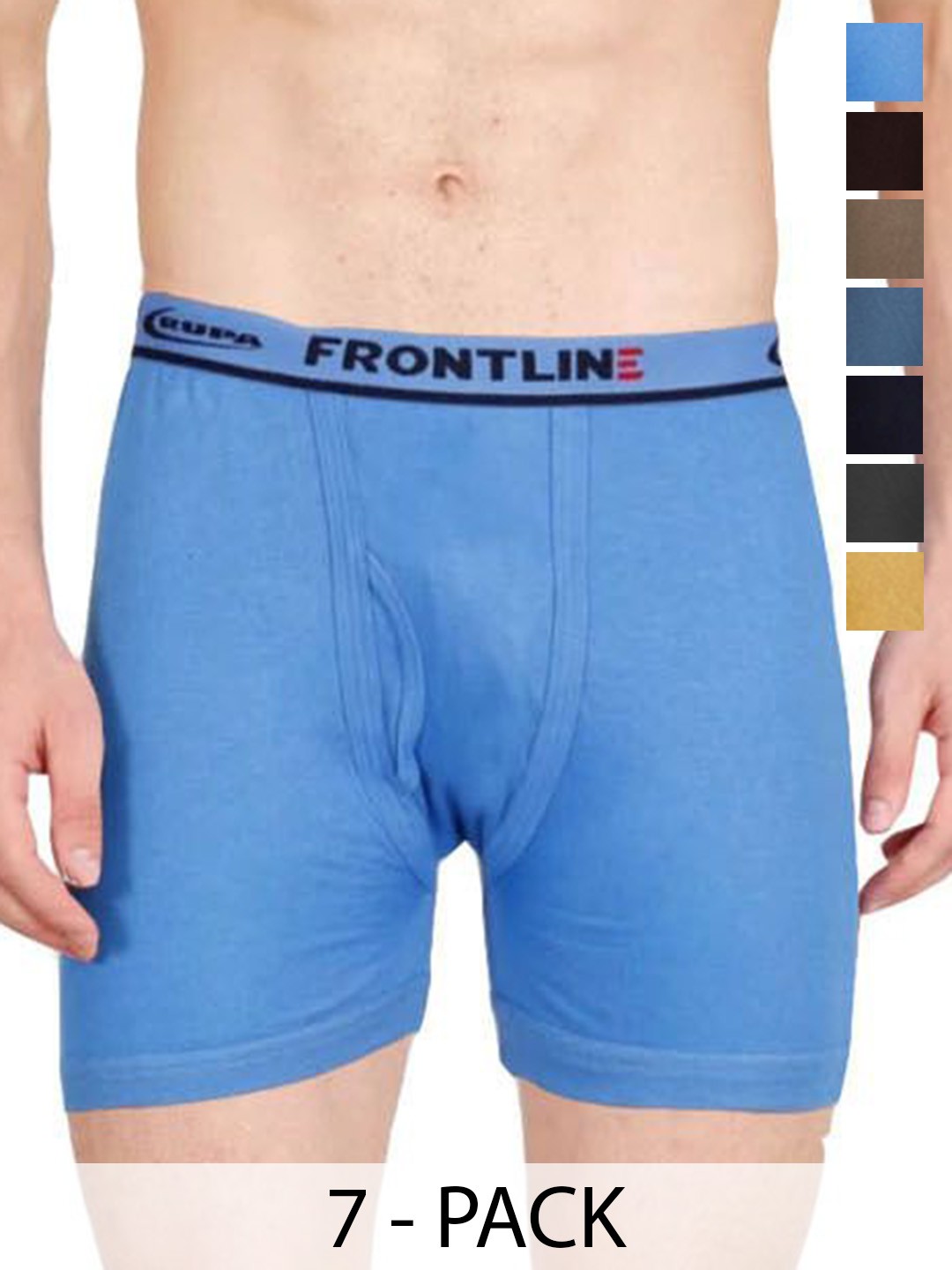 

Rupa Men Pack Of 7 Assorted Cotton Trunks Frontline-DCIF-7--100