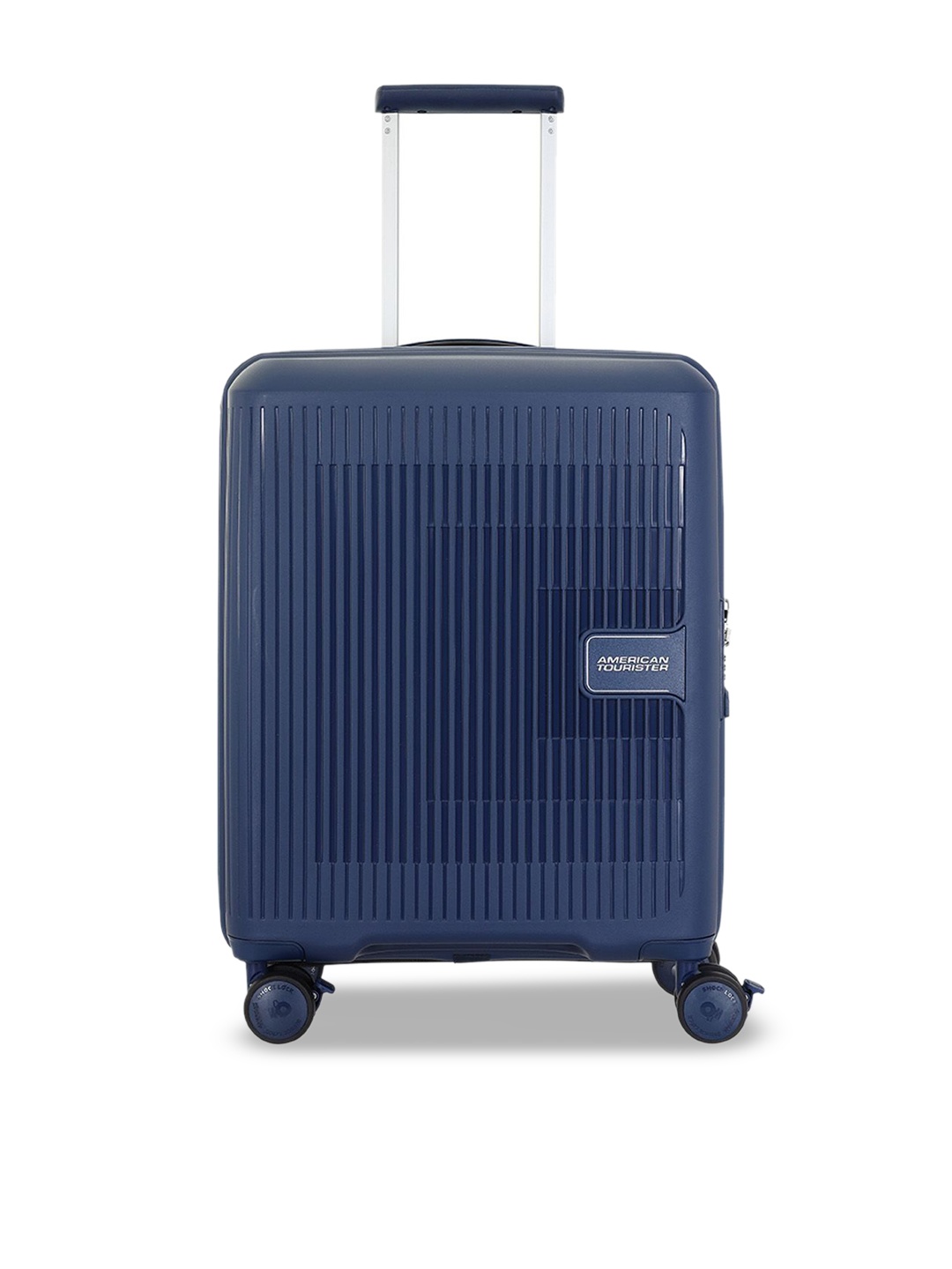 

AMERICAN TOURISTERAerostep Textured Hard-Sided Small TSA Lock Trolley Bag, Blue