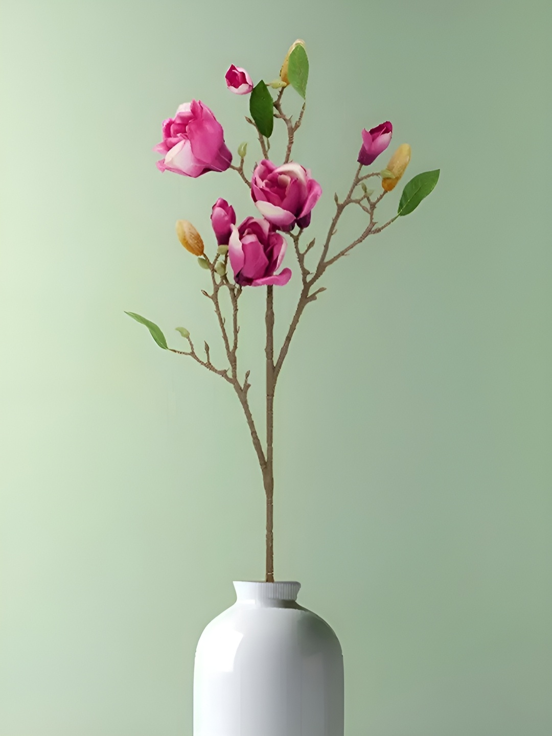 

Royaloak Pink & Green Three Head Cockscomb Foam Stick Artificial Flower, Beige
