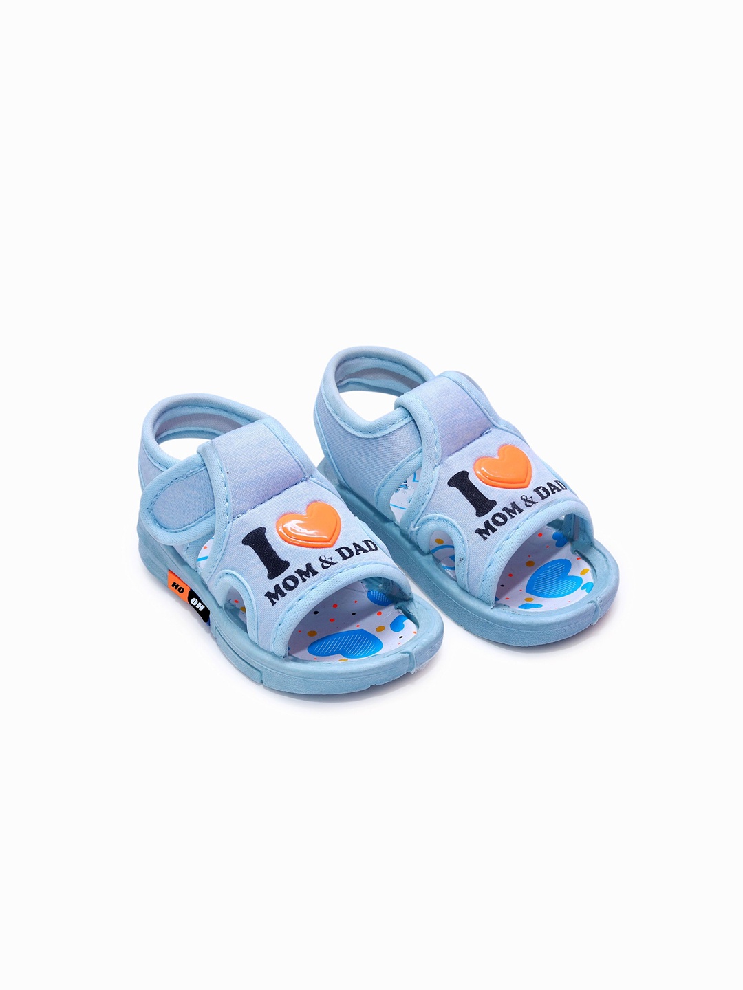 

HOOH Now Comfort in Fashion Kids Printed Canvas Comfort Sandals, Blue