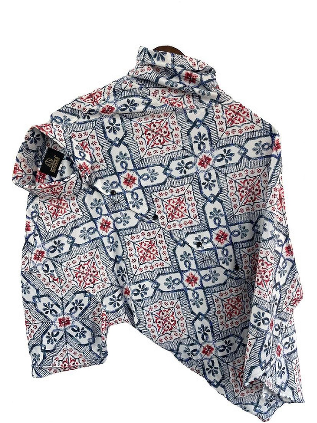 

iCome Men Micro Checks Opaque Printed Casual Shirt, Multi