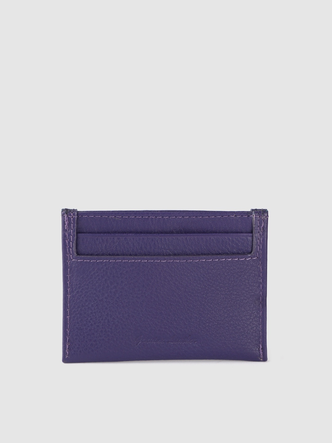 

Van Heusen Textured Leather Card Holder, Purple