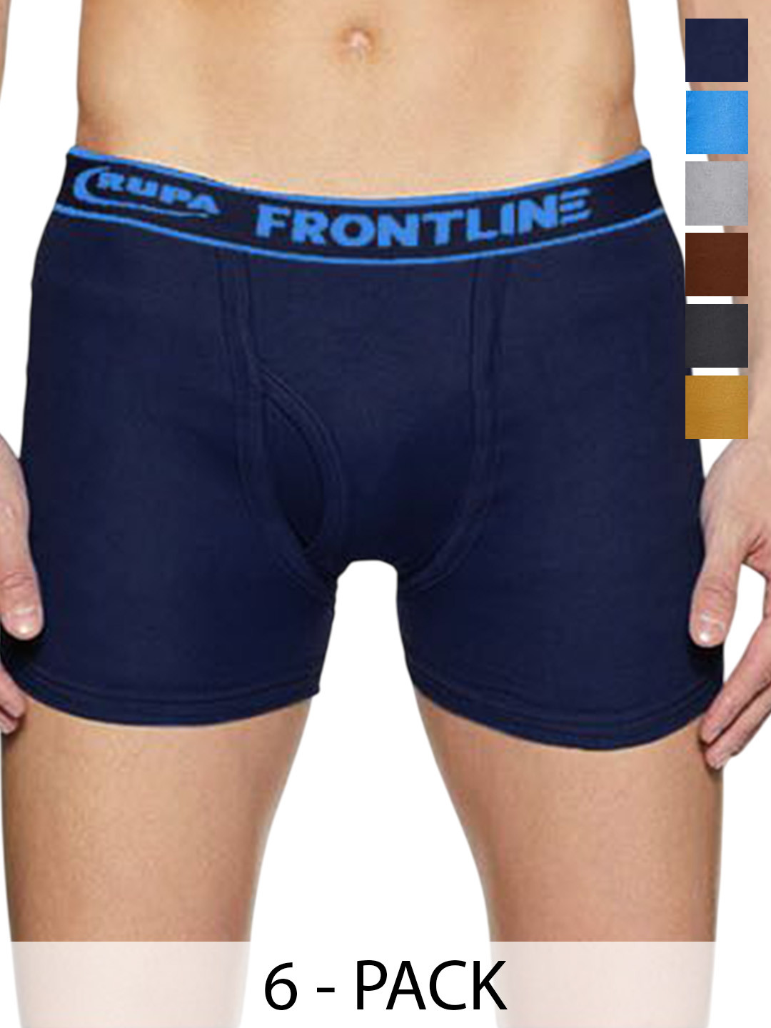 

Rupa Men Pack Of 6 Assorted Cotton Trunks Frontline-DCIP-(IP)-6--85